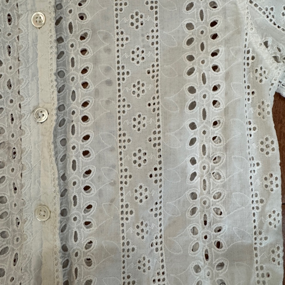 Club Monaco eyelet button up shirt - Picture 3 of 5